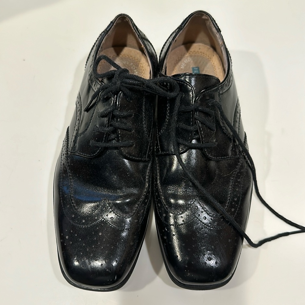 Florsheim kids boys dress shoes size 4
